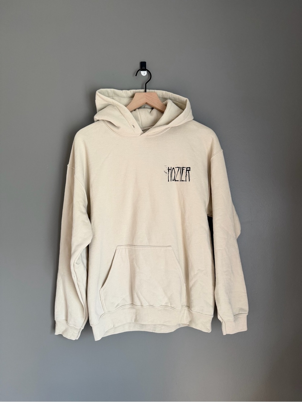 Hozier Cream Hoodie - Women's Pullover Concert Merch Sweatshirt